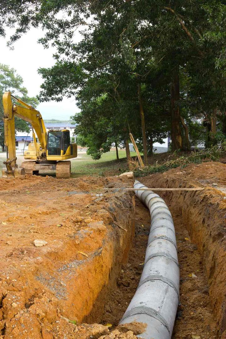 Installation de drain français Marieville